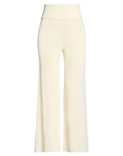 Isabel Benenato Woman Pants Pastel Yellow Size 2 Viscose, Polyester