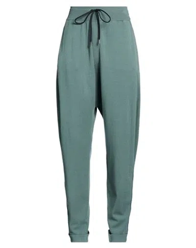 Isabel Benenato Woman Pants Sage Green Size 4 Viscose, Polyester