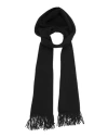 Isabel Benenato Woman Scarf Black Size - Mohair Wool, Wool, Polyamide, Elastane