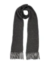 Isabel Benenato Woman Scarf Charcoal Size - Mohair Wool, Wool, Polyamide, Elastane In Grey