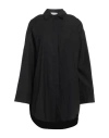 Isabel Benenato Woman Shirt Black Size 4 Cotton