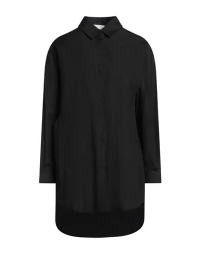 Isabel Benenato Woman Shirt Black Size L Cotton