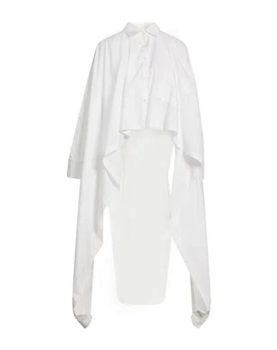 Isabel Benenato Woman Shirt White Size M Cotton