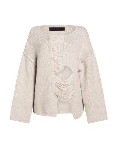 Isabel Benenato Woman Sweater Beige Size M Wool, Polyamide In Neutral