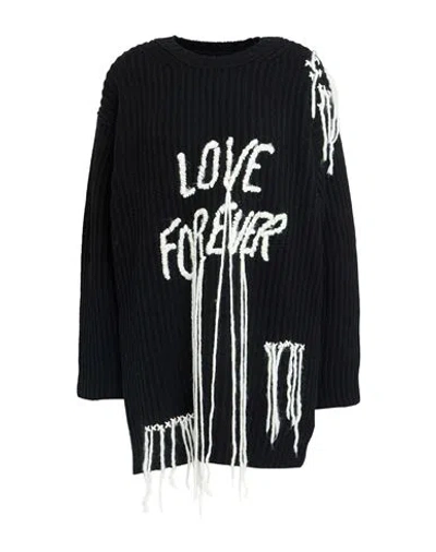 Isabel Benenato Woman Sweater Black Size L Cashmere, Wool