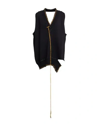 Isabel Benenato Woman Sweater Black Size L Cotton, Polyamide