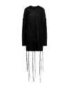 Isabel Benenato Woman Sweater Black Size 4 Mohair Wool, Polyamide In Black