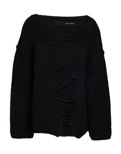 Isabel Benenato Woman Sweater Black Size M Wool, Polyamide