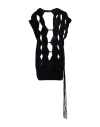 Isabel Benenato Woman Sweater Black Size Onesize Alpaca Wool, Polyamide, Wool In Black