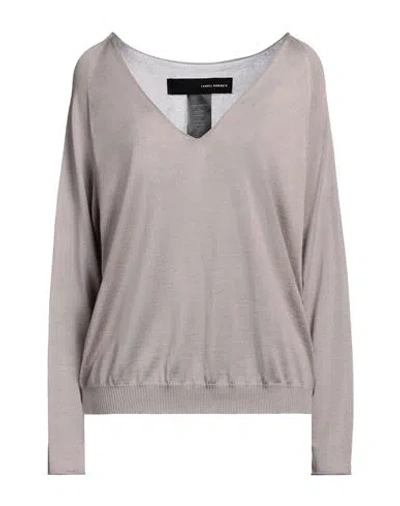 Isabel Benenato Woman Sweater Dove Grey Size 4 Cashmere, Silk In Neutral