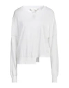 Isabel Benenato Woman Sweater Ivory Size 4 Linen, Polyamide In White