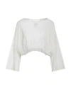 Isabel Benenato Woman Sweater Ivory Size 8 Cotton, Polyamide In White