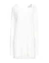 Isabel Benenato Woman Sweater Ivory Size 6 Linen In White