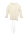 Isabel Benenato Woman Sweater Ivory Size 8 Mohair Wool, Polyamide In White