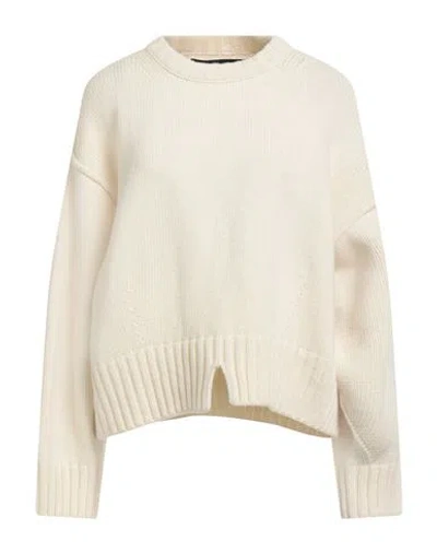Isabel Benenato Woman Sweater Ivory Size M Cashmere, Wool