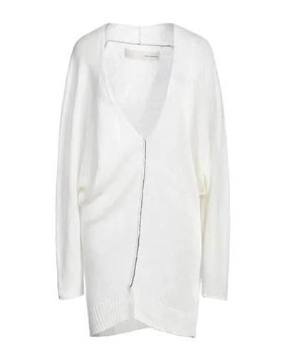 Isabel Benenato Woman Sweater Ivory Size M Linen In White