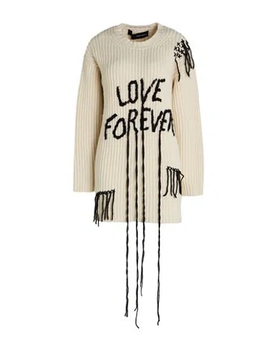 Isabel Benenato Woman Sweater Ivory Size S Cashmere, Wool