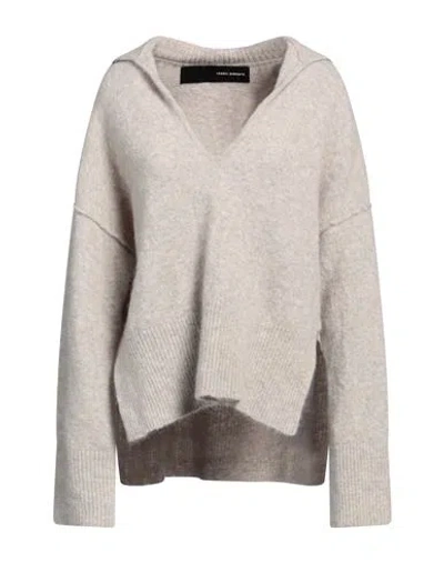 Isabel Benenato Woman Sweater Light Grey Size 6 Mohair Wool, Wool, Polyamide, Elastane