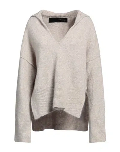 Isabel Benenato Woman Sweater Light Grey Size 8 Mohair Wool, Wool, Polyamide, Elastane In Gray