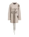Isabel Benenato Woman Sweater Light Grey Size M Cashmere, Wool