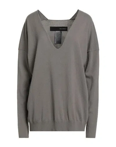Isabel Benenato Woman Sweater Taupe Size S Cashmere