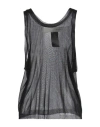 Isabel Benenato Woman Top Black Size 6 Viscose