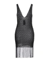 Isabel Benenato Woman Top Black Size 6 Viscose