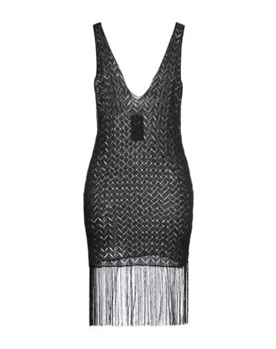 Isabel Benenato Woman Top Black Size 6 Viscose