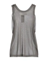 Isabel Benenato Woman Top Dark Green Size 8 Viscose In Green