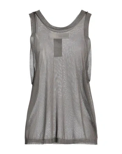 Isabel Benenato Woman Top Dark Green Size 8 Viscose