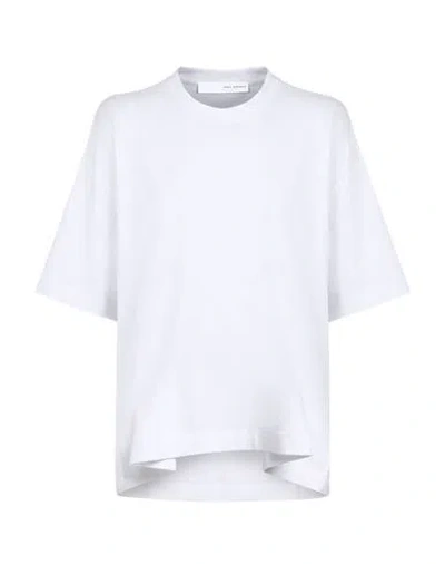 Isabel Benenato Woman T-shirt White Size L Cotton In Multi