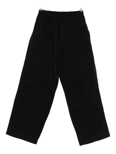 Isabel Benenato Woven Trousers In Black