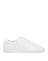 Isabel Bernard Woman Sneakers White Size 8 Calfskin