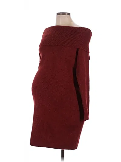 Pre-owned Isabel By Ingrid + Isabel Cardigan Sweater In Burgundy