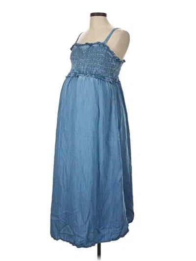 Pre-owned Isabel By Ingrid + Isabel Casual Dress In Blue