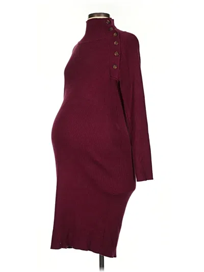 Pre-owned Isabel By Ingrid + Isabel Casual Dress In Burgundy