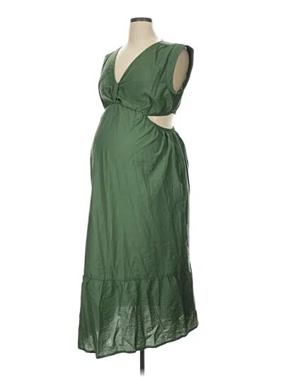 Pre-owned Isabel By Ingrid + Isabel Casual Dress In Green