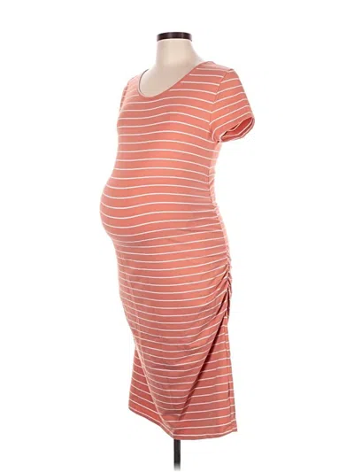 Pre-owned Isabel By Ingrid + Isabel Casual Dress In Orange
