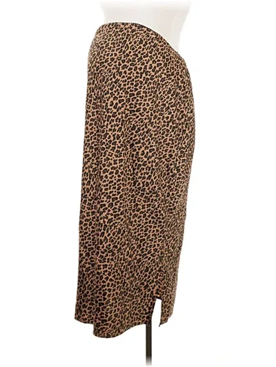 Pre-owned Isabel By Ingrid + Isabel Casual Skirt In Brown