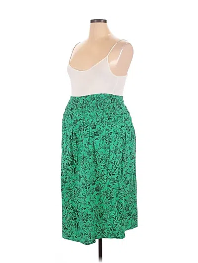 Pre-owned Isabel By Ingrid + Isabel Cocktail Dress In Green