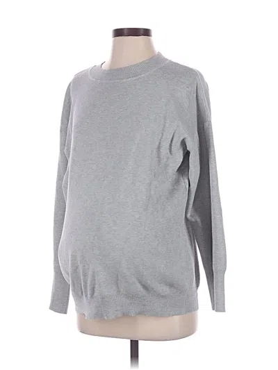 Pre-owned Isabel By Ingrid + Isabel Pullover Sweater In Gray