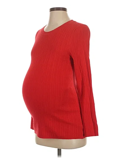 Pre-owned Isabel By Ingrid + Isabel Pullover Sweater In Red