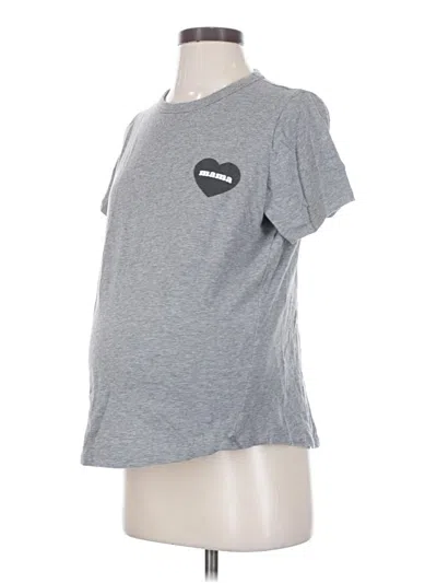 Pre-owned Isabel By Ingrid + Isabel Short Sleeve T-shirt In Gray