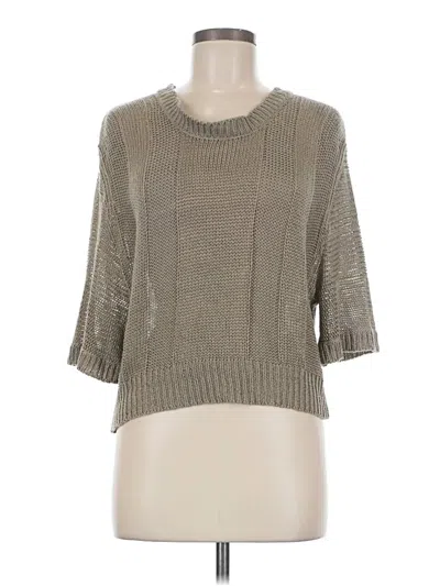 Pre-owned Isabel Cardigan Sweater In Gray