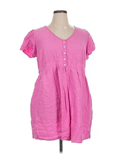 Pre-owned Isabel Casual Dress In Pink