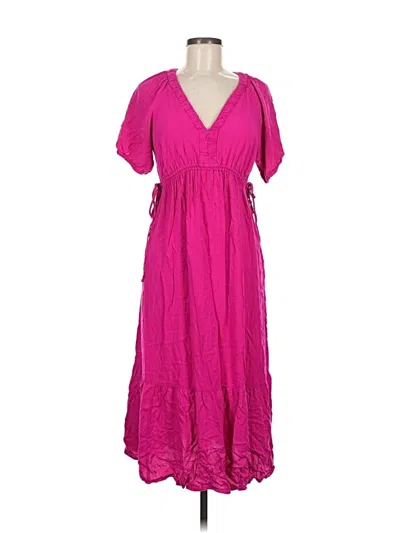 Pre-owned Isabel Casual Dress In Pink