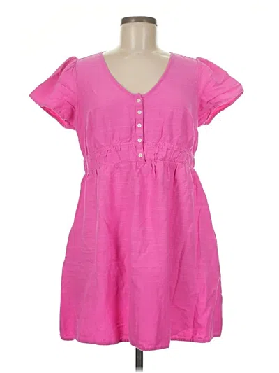 Pre-owned Isabel Casual Dress In Pink