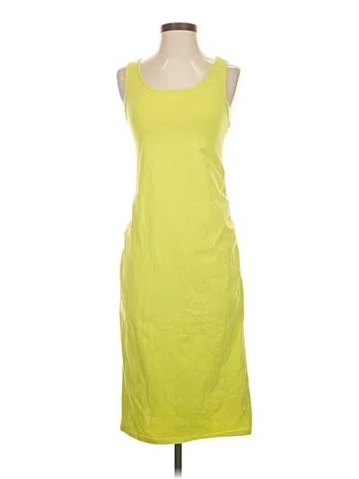 Pre-owned Isabel Casual Dress In Yellow