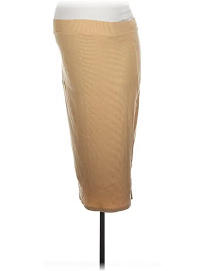 Pre-owned Isabel Casual Skirt In Tan