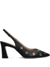 Isabel Ferranti 80mm Eyelet-detailed Pumps